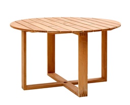 [CANE-5071-T---/J1106] Pyöreä ruokapöytä Endless 130 cm, tiikki