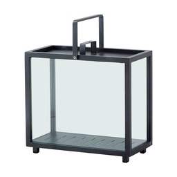 [CANE-5726-AL---/J349] Lyhty Lighthouse, leveä, Lava Grey