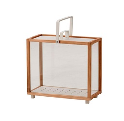 [CANE-5726-TAW---/J350] Lyhty Lighthouse, leveä, tiikki