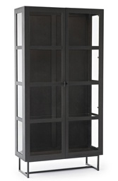 [K&K-6347O-BT-142-B-UP/C2216] Vitriinikaappi Zet 102 x 200 cm, saarni C14