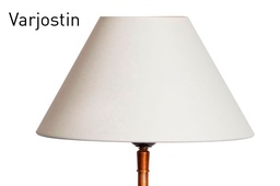 [OVE-CAP-LAM-7141--/H253] Ison tripodin varjostin 60 cm, valkoinen